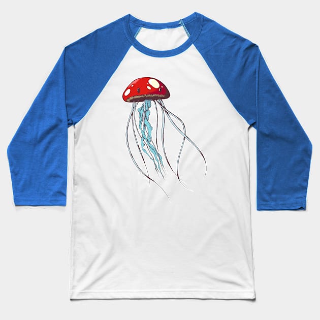 Poison Jelly Baseball T-Shirt by reddprime
